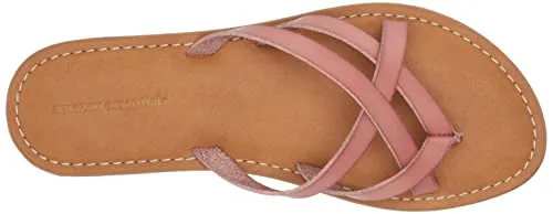 Amazon Essentials Women's Strappy Slide Flat Sandal, Mushroom Brown, 14