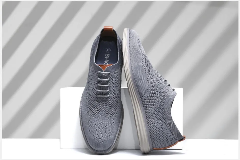 Angelo Ricci™ Breathable Knitted Mesh Lightweight Casual Shoes