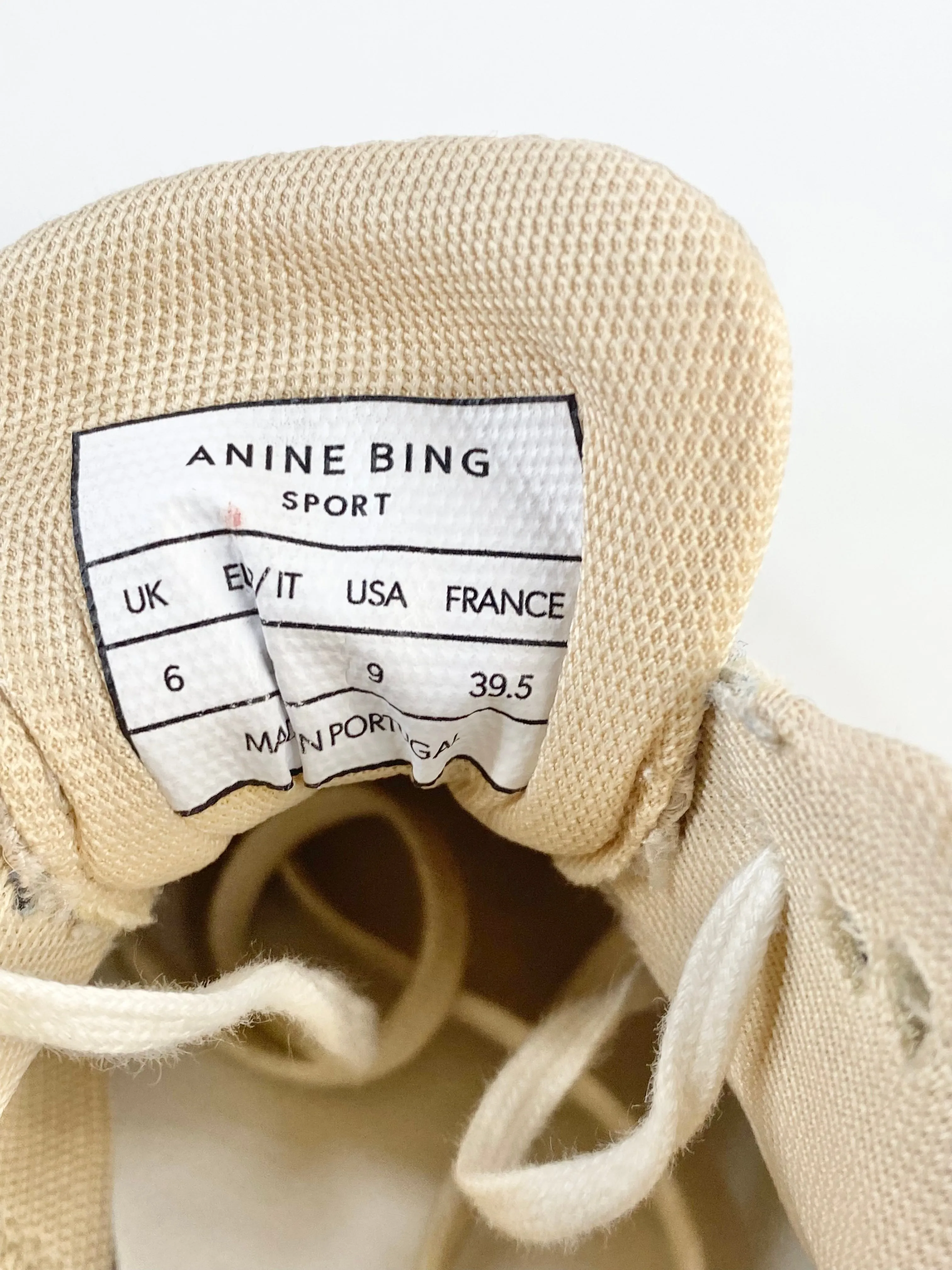 Anine Bing Soft Cream Sneakers - EU39