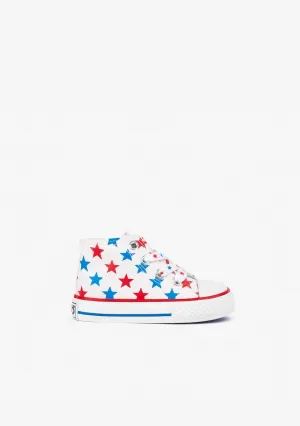 Baby's Stars Canvas Hi-Top Sneakers