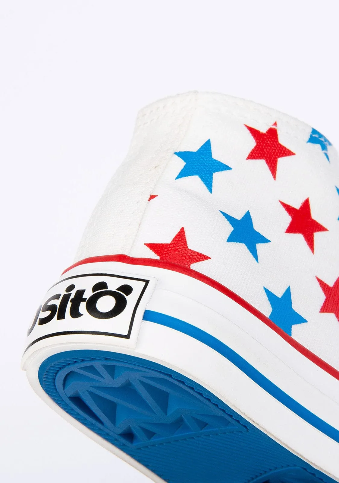 Baby's Stars Canvas Hi-Top Sneakers