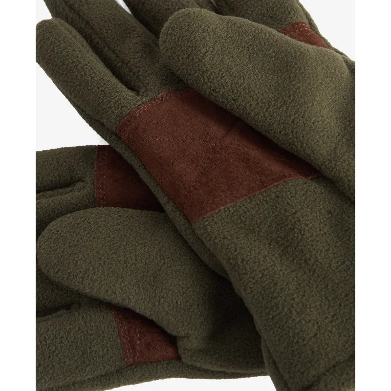 Barbour Coalford Mens Fleece Gloves - Olive