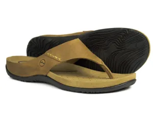 BORA Mens Leather Flip Flop Sandal by Orca Bay