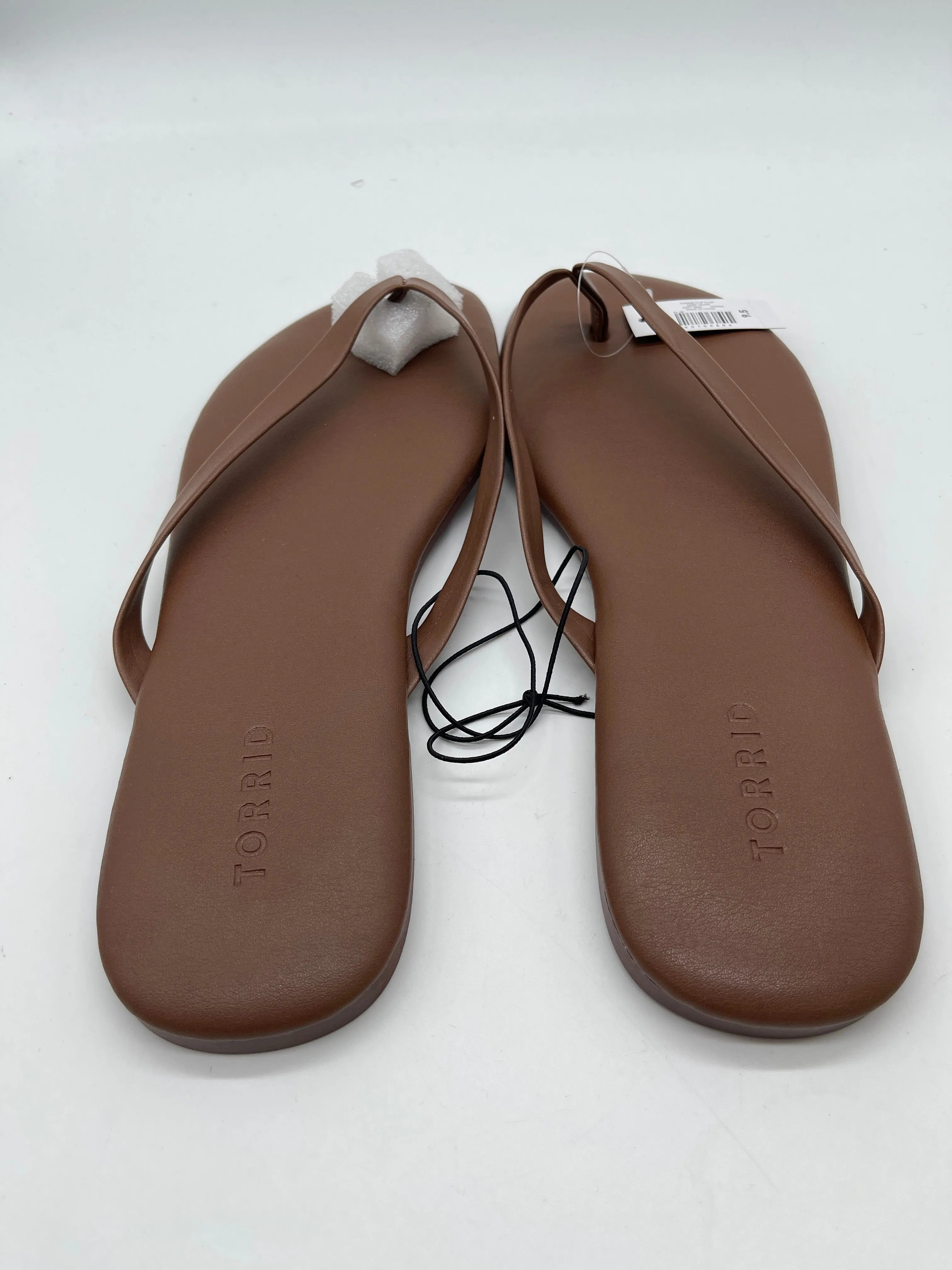 Brown Sandals Flip Flops Torrid, Size 9.5