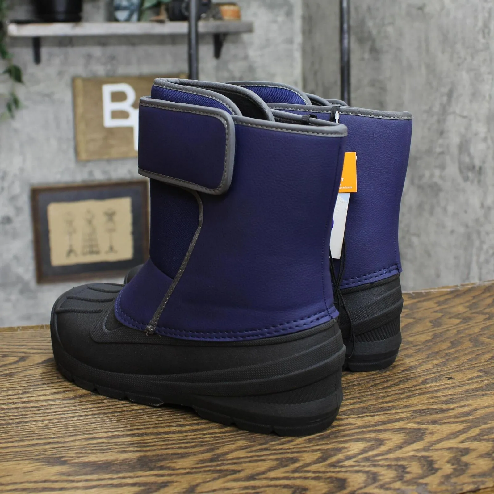 Cat & Jack Kids Boys Elia Winter Boots 88227047 Navy Blue 6