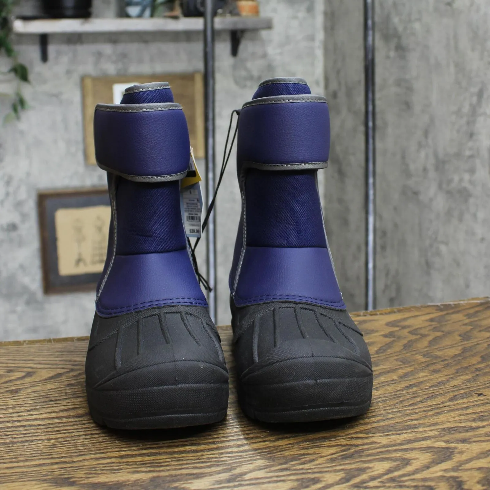 Cat & Jack Kids Boys Elia Winter Boots 88227047 Navy Blue 6
