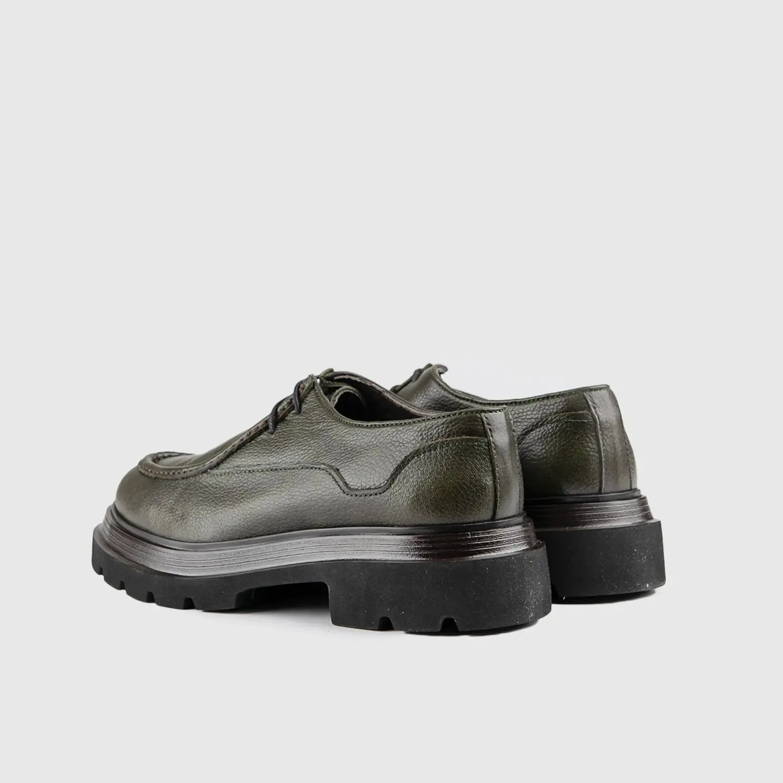 Chunky Sole Oxfords Olive 4809
