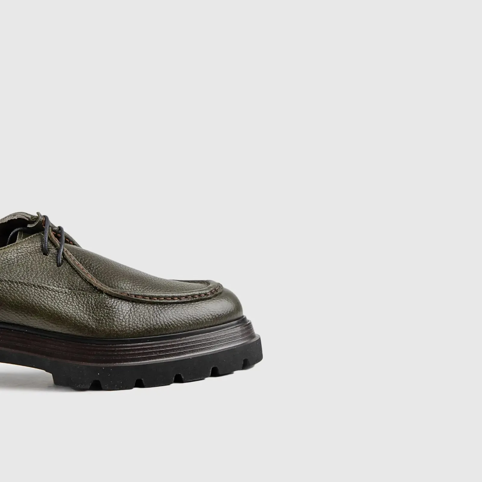 Chunky Sole Oxfords Olive 4809