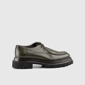 Chunky Sole Oxfords Olive 4809