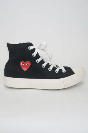 Comme des Garçons Play x Converse Canvas High Top sz 5 (mens)