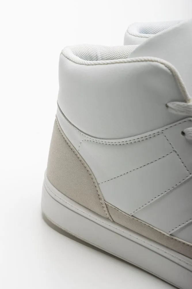Court High Top Sneaker White