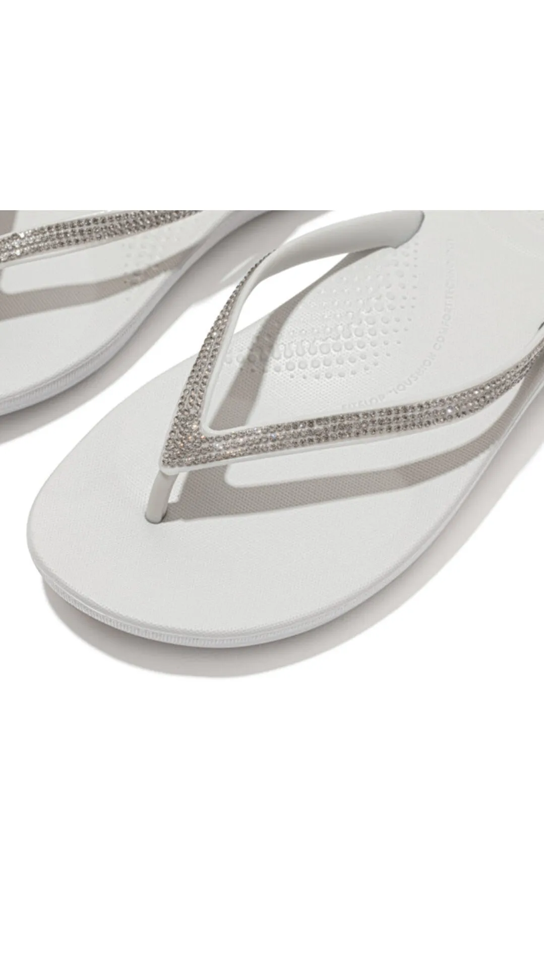 Fitflop iqushion sparkle- white