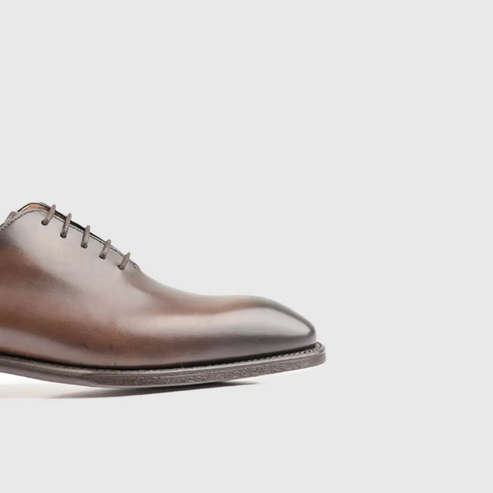 Goodyear Welt Plain Toe Oxfords 5216 Brown