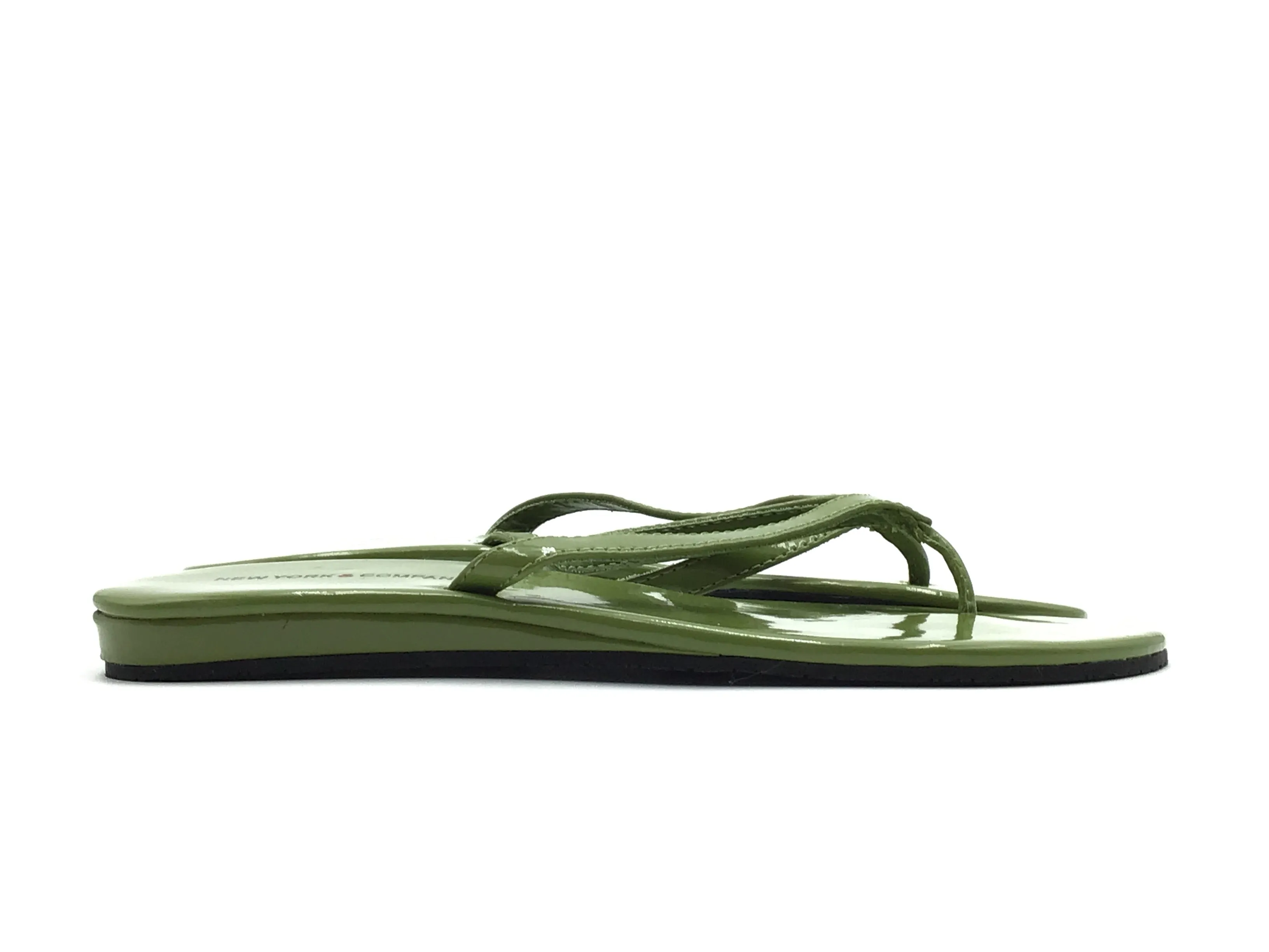 Green Sandals Flip Flops New York And Co, Size 7