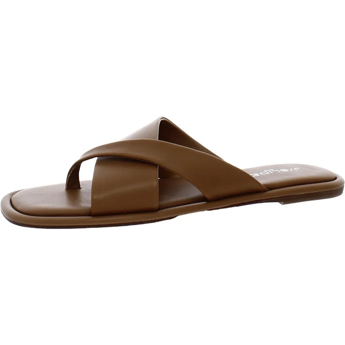 J/Slides Womens Yuri Leather Slip On Thong Sandals
