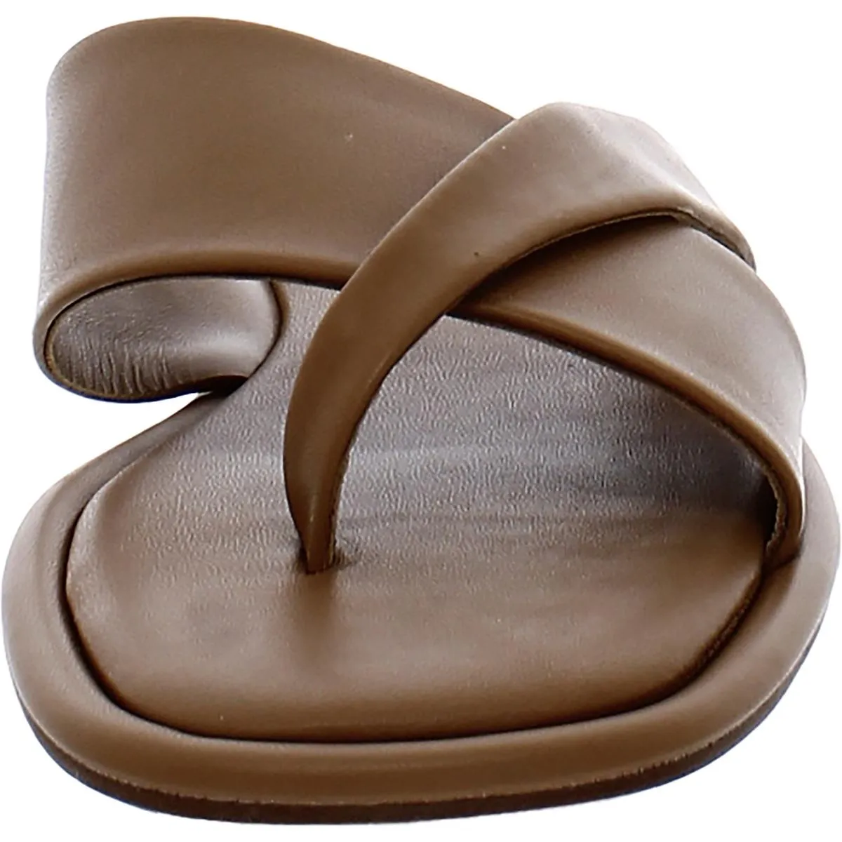 J/Slides Womens Yuri Leather Slip On Thong Sandals