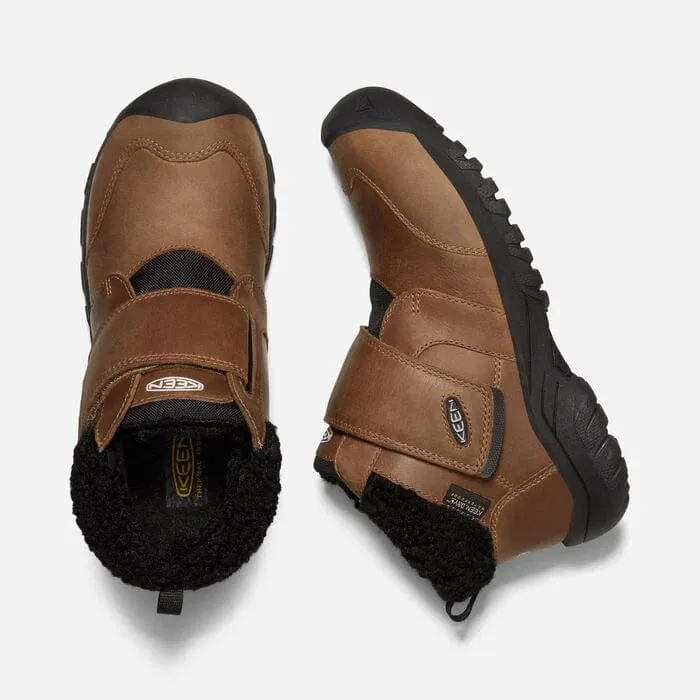 Keen Youth Kootnenay IV Mid Waterproof Boots- Toasted Coconut/ Vapour