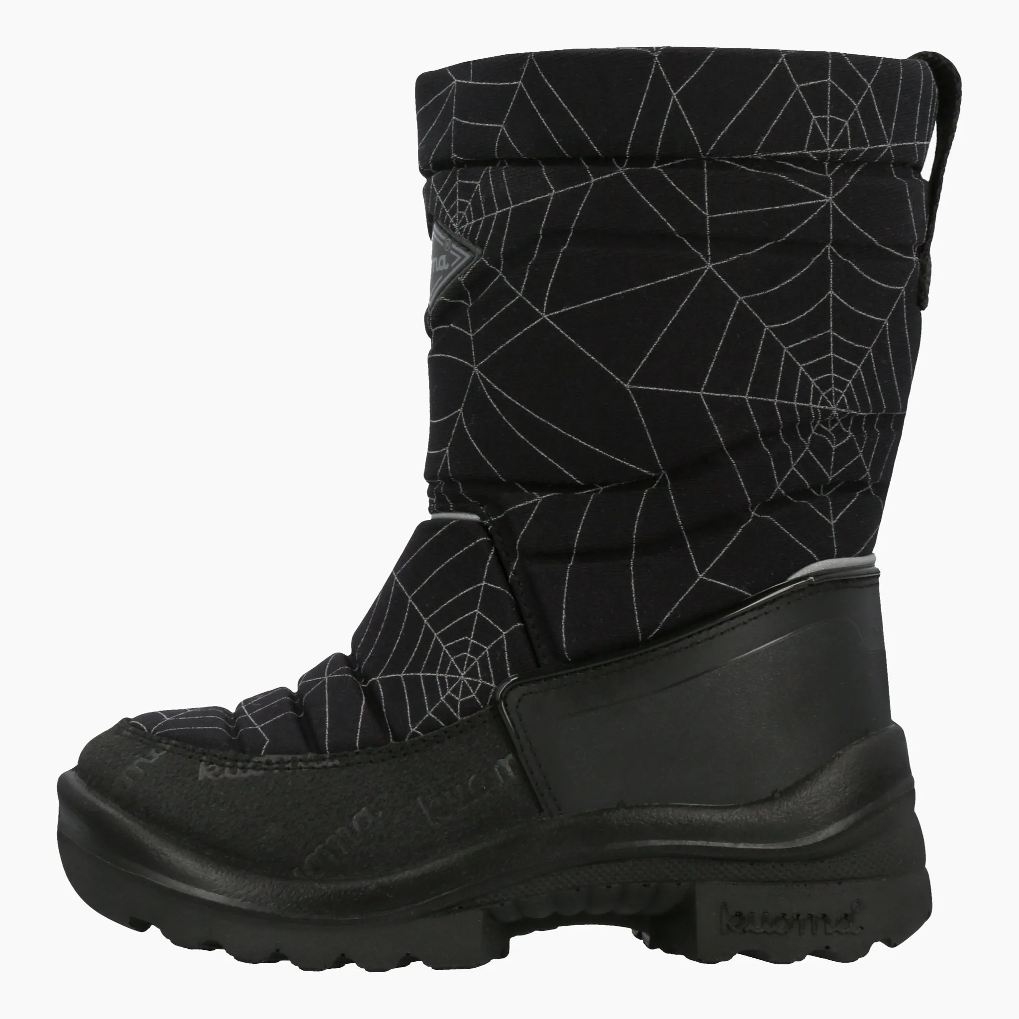 Kids´ winter boots Putkivarsi, Black Spider reflective