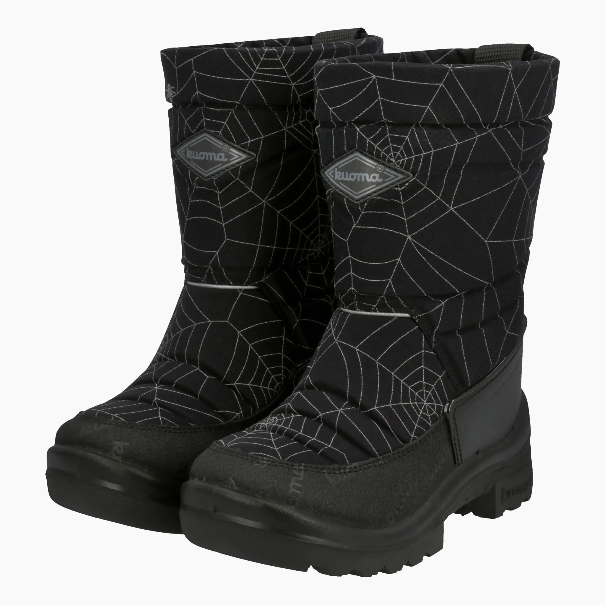 Kids´ winter boots Putkivarsi, Black Spider reflective