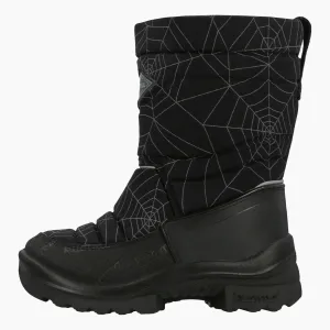 Kids´ winter boots Putkivarsi, Black Spider reflective