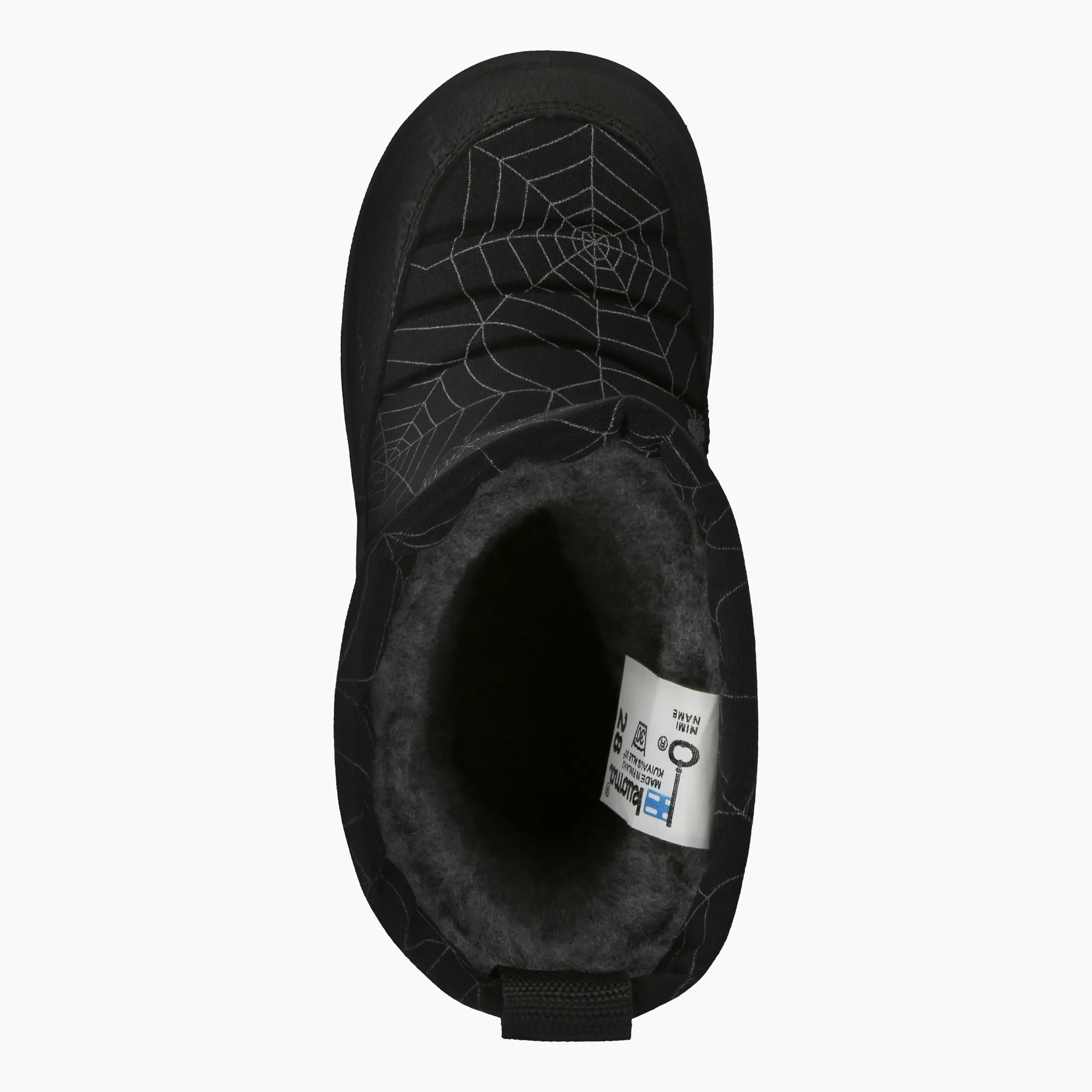 Kids´ winter boots Putkivarsi, Black Spider reflective
