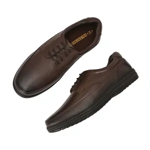 Men Genuine Leather Lace-Up Formal Shoes | Available in Sizes 5 UK to 12 UK (Fit-51-Brown)