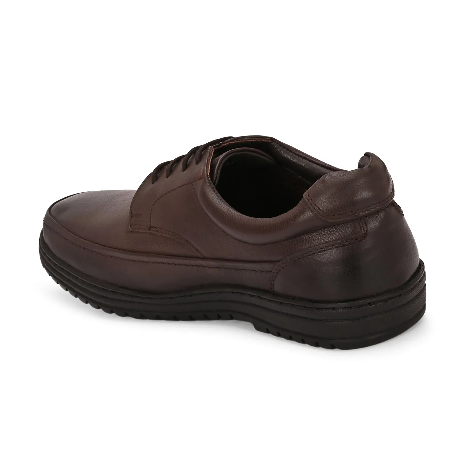 Men Genuine Leather Lace-Up Formal Shoes | Available in Sizes 5 UK to 12 UK (Fit-51-Brown)