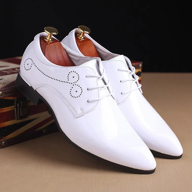 Men's Formal Glossy Patent Leather Shoes