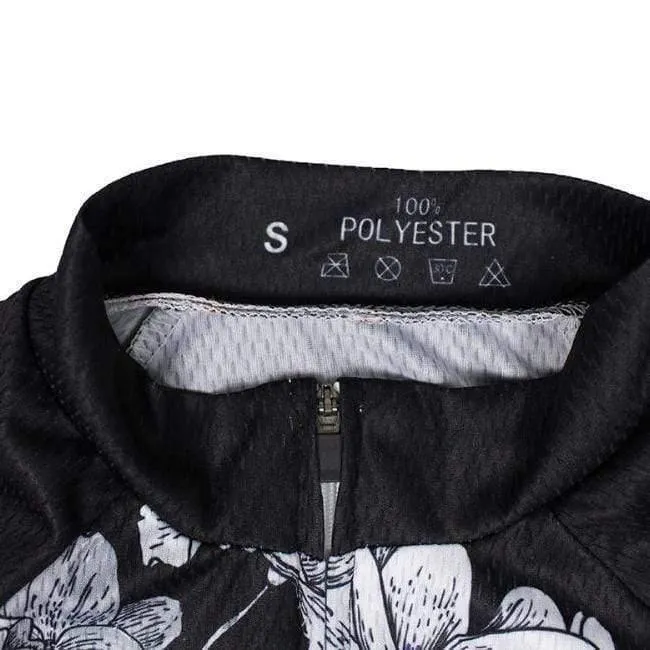 Men's Free Your Mind Skull Long Sleeve Cycling Jersey