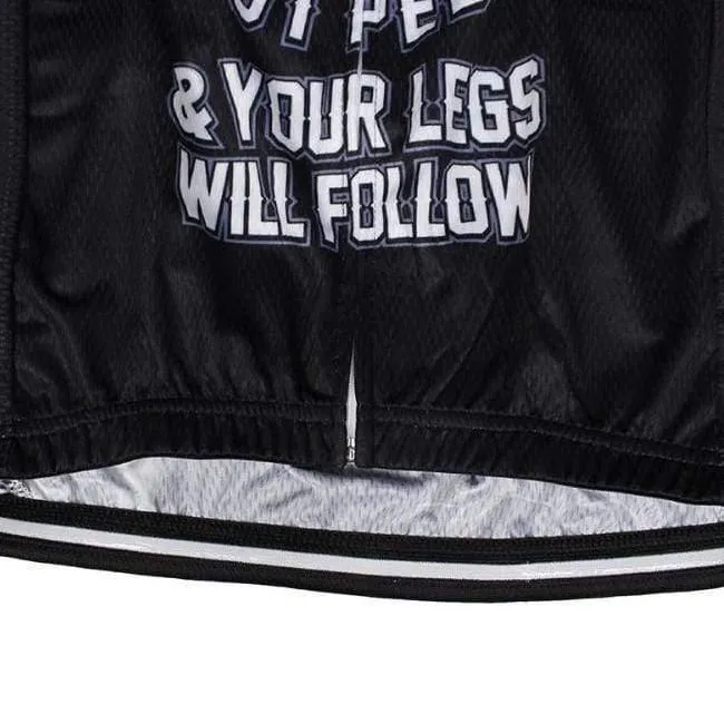 Men's Free Your Mind Skull Long Sleeve Cycling Jersey