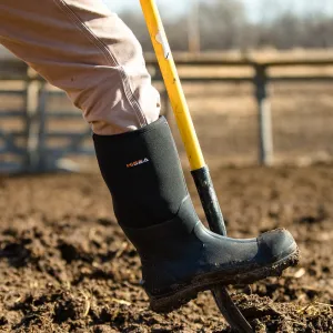 Mens Insulated Waterproof Rubber Rain Boots