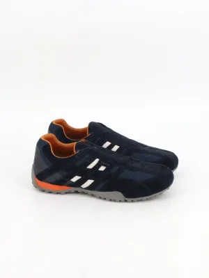 Men's Textured Casual Shoes,Navy