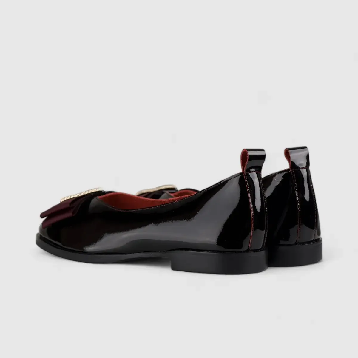 Morbido Ladies Leather Comfort Pump Red BIL006