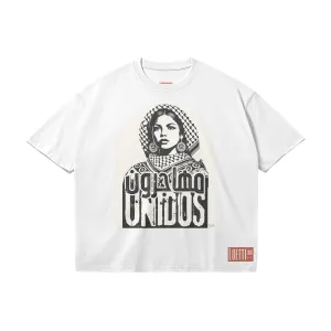 Muhajiroon Unidos (Immigrants United) Drop Shoulders 100% Cotton Tee