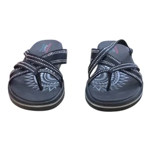 Sandals Flip Flops By Skechers In Black, Size: 8