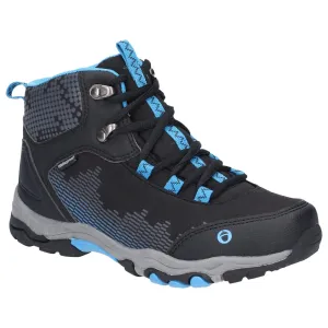 Senior Ducklington Hiking Waterproof Boots Black/Blue