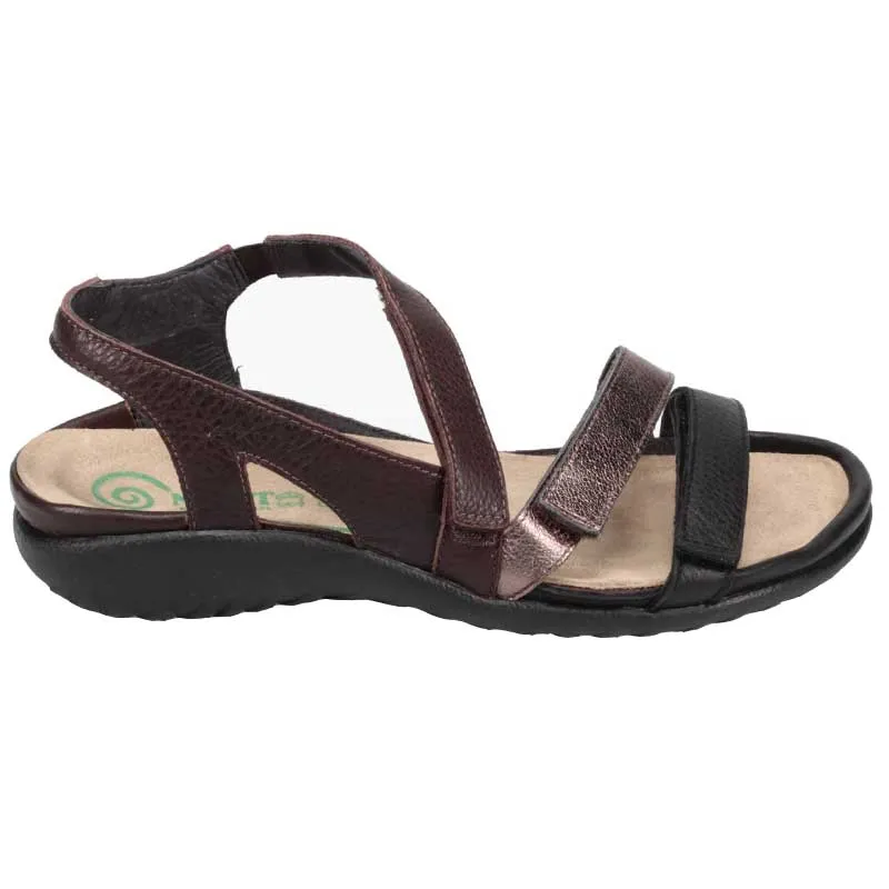 Women's Naot | Whetu Comfort Sandal | Soft Black and Copper