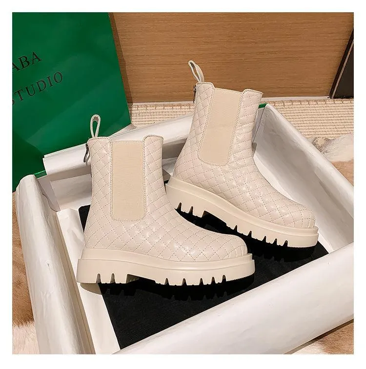 Women's Winter Faux Leather Snow Boots