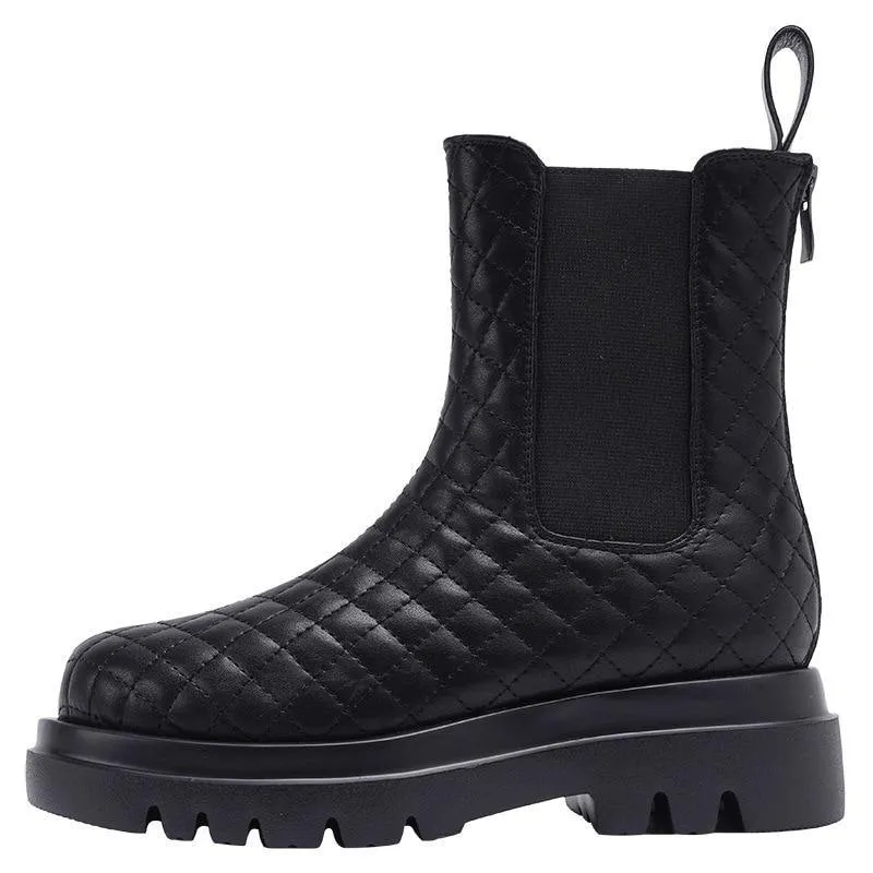Women's Winter Faux Leather Snow Boots