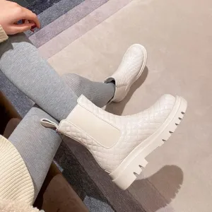 Women's Winter Faux Leather Snow Boots